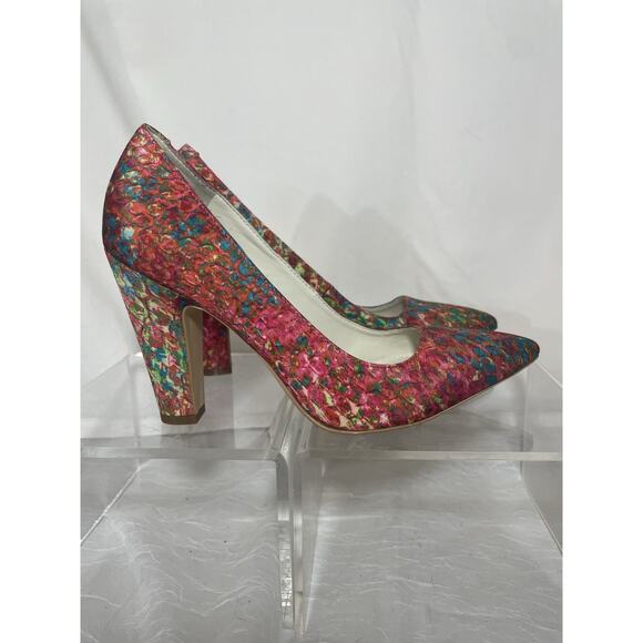 Anne Klein Does Sex In The City Floral Pumps Sz 6 Worn Once Excellent Condition - Picture 12 of 12